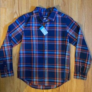 Boys size 7-8 button up